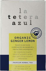 Organic Ginger Lemon · La Tetera Azul · 20 filtros