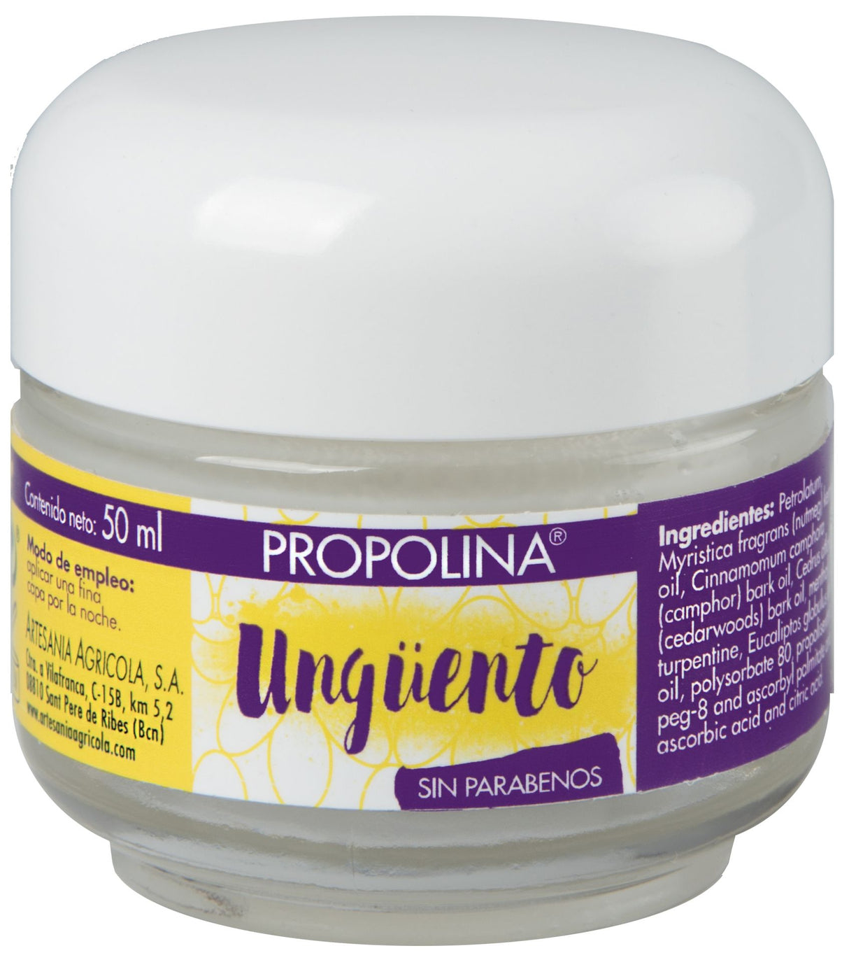 Propolina Unguento · Artesanía Agrícola · 50 ml