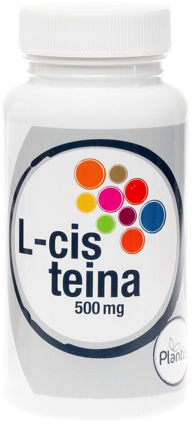 L-Cisteína 500 mg · Plantis · 60 cápsulas