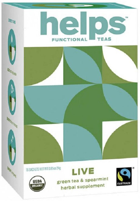 Live · Helps Functional Teas · 16 filtros