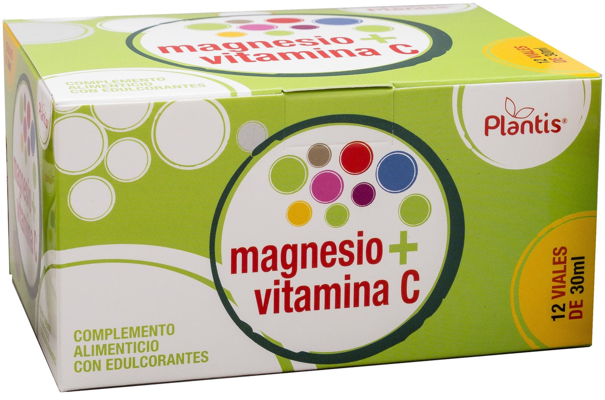 Magnesio + Vitamina C · Plantis · 12 viales