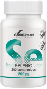 Selenio - Liberación Sostenida · Soria Natural · 200 comprimidos