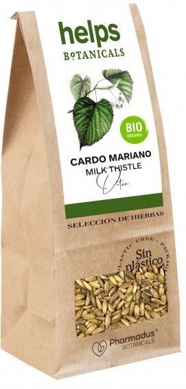 Semillas de Cardo Mariano Eco en Bolsa · Helps Botanicals · 100 gramos