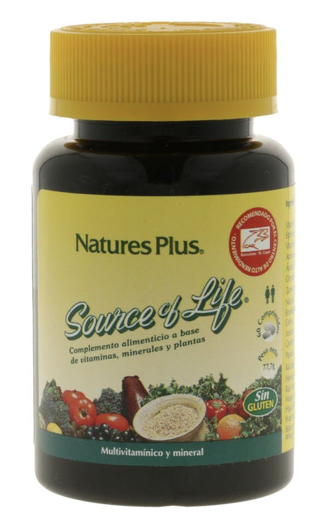 Source Of Life · Nature's Plus · 60 comprimidos