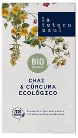 Chai & Cúrcuma Eco · La Tetera Azul · 20 pirámides