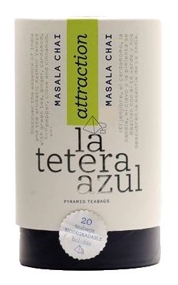 Masala Chai Premium · La Tetera Azul · 20 pirámides