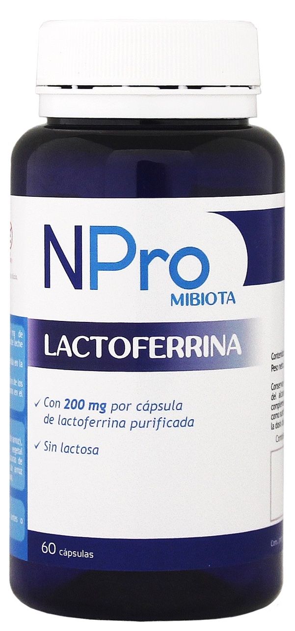 Lactoferrina · NPro Mibiota · 60 cápsulas