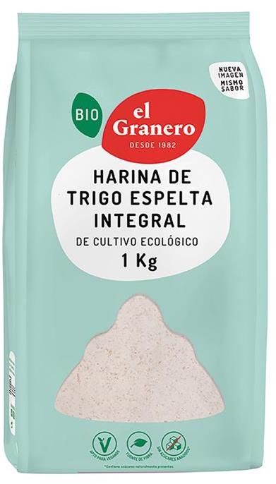 Harina de Trigo Espelta Integral · El Granero Integral · 1 kg