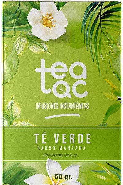 Tea Tac - Té Verde con Zumo de Manzana · La Tetera Azul · 20 sobres