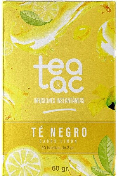 Tea Tac - Té Negro con Zumo de Limón · La Tetera Azul · 20 sobres