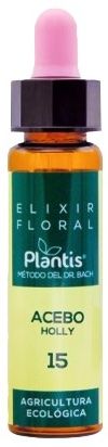 Elixir Floral Acebo (Holly) Nº 15 · Plantis · 10 ml