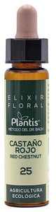 Elixir Floral Castaño Rojo (Red Chestnut) Nº 25 · Plantis · 10 ml