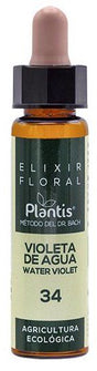 Elixir Floral Violeta de Agua (Water Violet) Nº 34 · Plantis · 10 ml