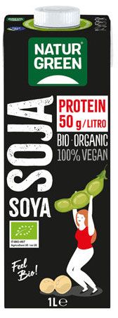 Bebida de Soja Protein Bio · Naturgreen · 1 litro