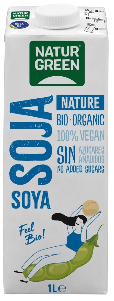 Bebida de Soja Nature Bio · Naturgreen · 1 litro