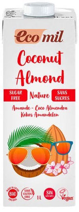 Bebida de Coco y Almendra Nature · Ecomil · 1 litro