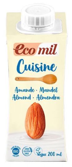 Crema para Cocinar - Cuisine Almendra Bio · Ecomil · 200 ml