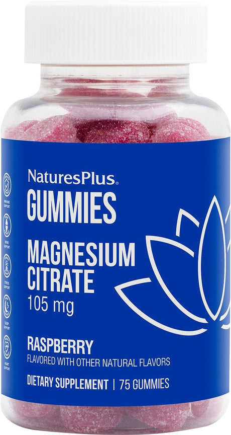 Gummies Citrato de Magnesio · Nature's Plus · 75 gominolas