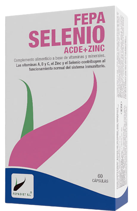 Fepa-Selenio ACDE + Zinc · Fepadiet · 60 cápsulas