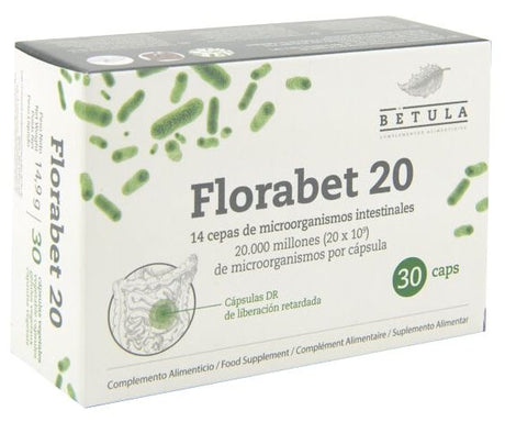 Florabet 20 · Betula · 30 cápsulas