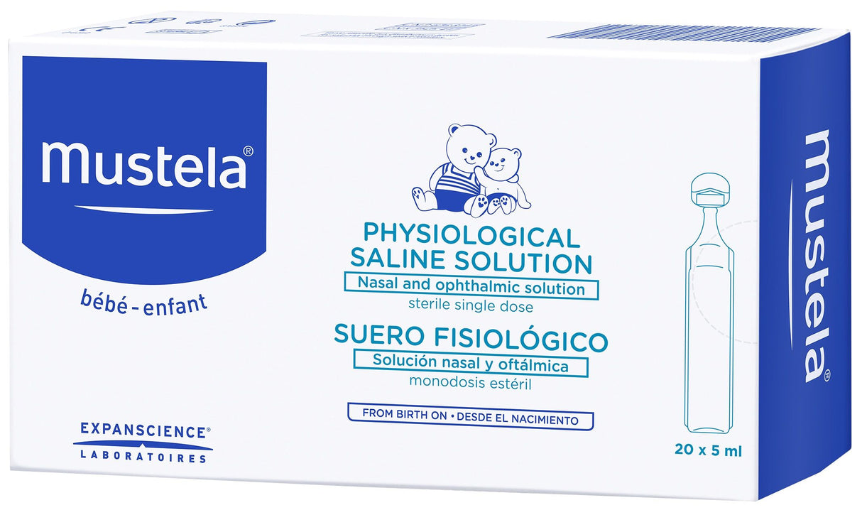 Suero Fisiológico · Mustela · 20 monodosis