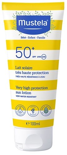 Leche Solar Muy Alta Protección SPF50+ · Mustela · 100 ml