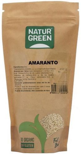 Amaranto Bio · Naturgreen · 450 gramos