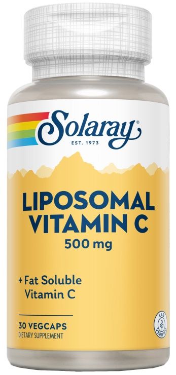 Liposomal Vitamina C 500 mg · Solaray · 30 cápsulas