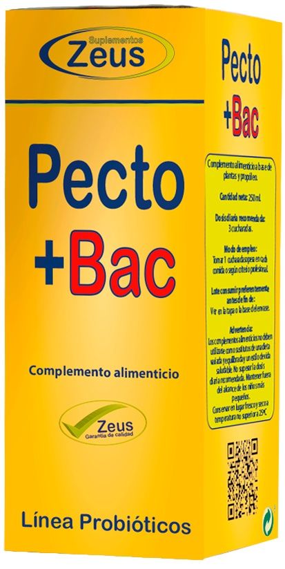 Pecto + Bac · Zeus · 250 ml + 1 sobre