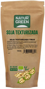 Soja Texturizada en Tiras Bio · Naturgreen · 115 gramos [Caducidad 01/2025]