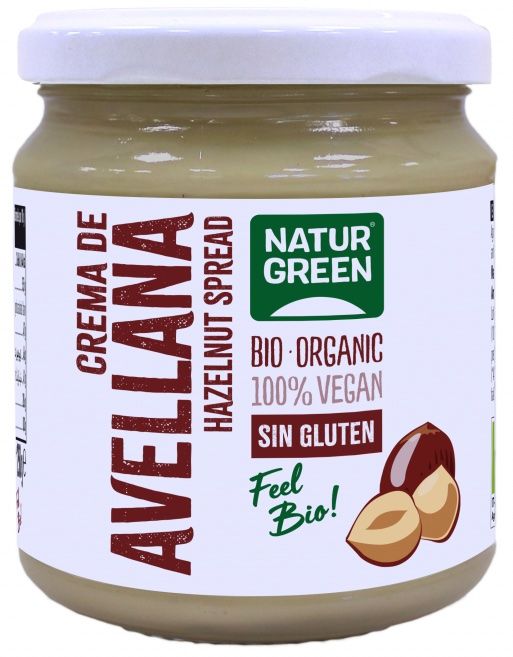 Crema de Avellanas Bio · Naturgreen · 250 gramos