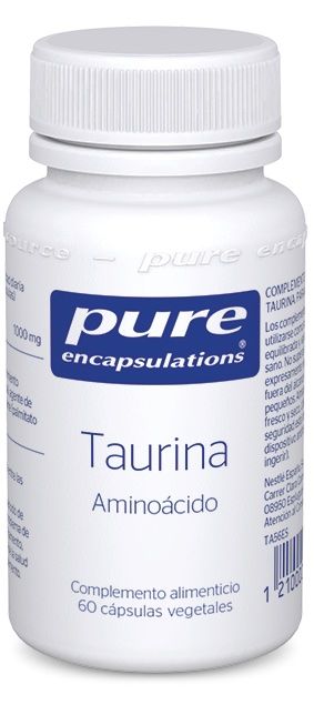 Taurina · Pure Encapsulations · 60 cápsulas