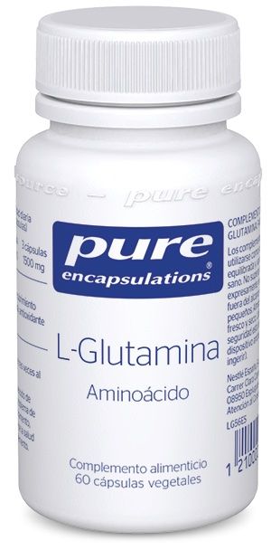 L-Glutamina · Pure Encapsulations · 60 cápsulas