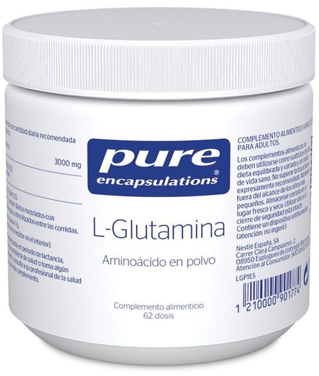 L-Glutamina en Polvo · Pure Encapsulations · 186 gramos