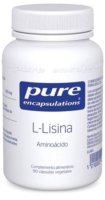 L-Lisina · Pure Encapsulations · 90 cápsulas