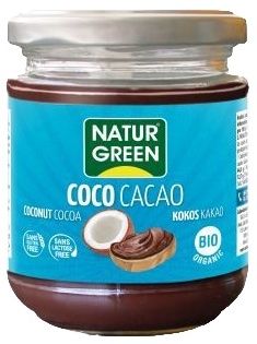 Crema de Coco con Cacao Bio · Naturgreen · 200 gramos