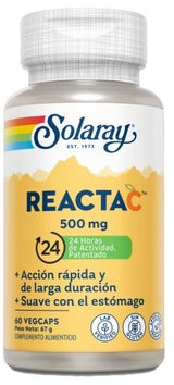 Reacta C 500 mg · Solaray · 60 cápsulas