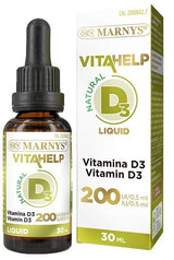 Vitahelp - Vitamina D3 Líquida 200 UI · Marnys · 30 ml