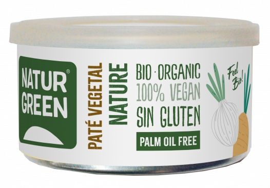 Paté Vegetal Nature Bio · Naturgreen · 125 gramos