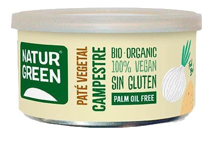 Paté Vegetal Campestre Bio · Naturgreen · 125 gramos