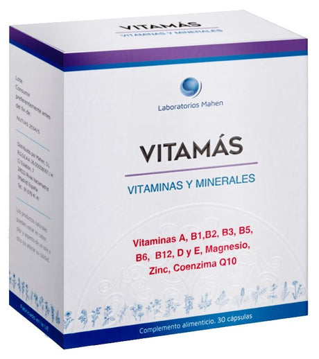 Vitamás · Mahen · 30 cápsulas