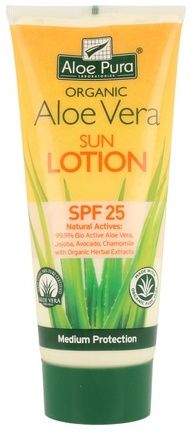 Protector Solar de Aloe Vera SPF25 · Aloe Pura · 200 ml