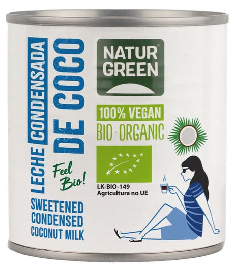 Leche Condensada de Coco Bio · Naturgreen · 210 gramos