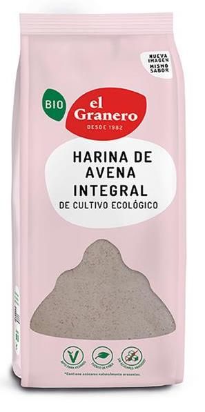 Harina de Avena Integral · El Granero Integral · 500 gramos