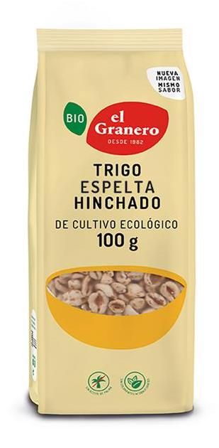 Trigo Espelta Hinchado · El Granero Integral · 100 gramos