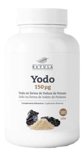 Yodo 15 mcg · Betula · 180 tabletas