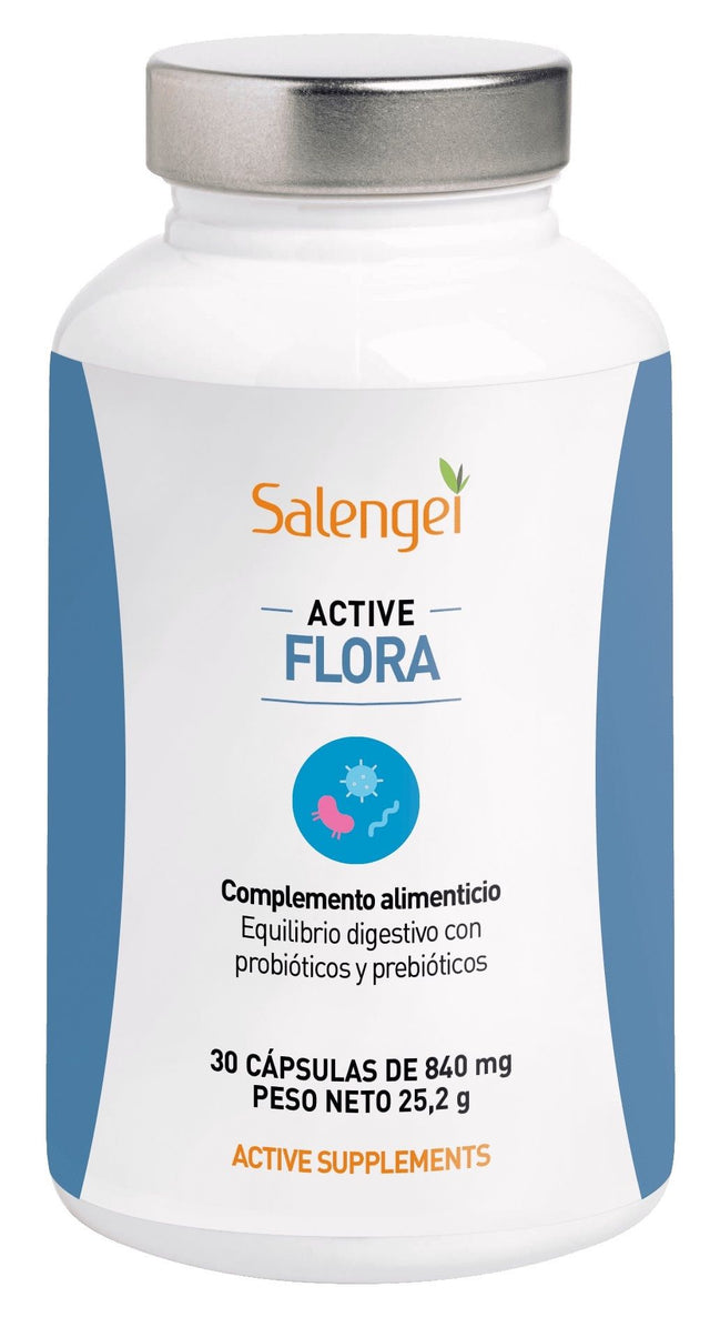 Active Flora · Salengei · 30 cápsulas.