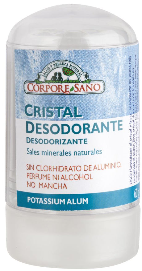 Desodorante Mineral Cristal · Corpore Sano · 60 gramos