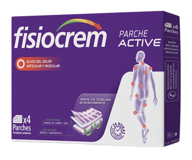 Fisiocrem Parche Active · Fisiocrem · 4 parches