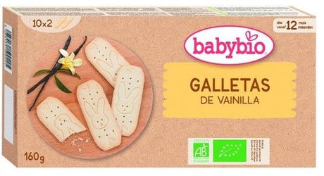 Galletas de Vainilla · Babybio · 160 gramos